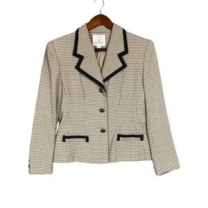 Vintage En Avance Blazer Womens Size 4 Checkered